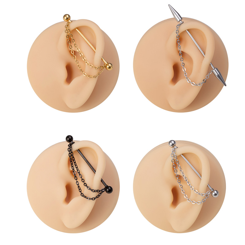 Body Jewelry Industrial - 1 Stück Industrial Piercing Barbell mit