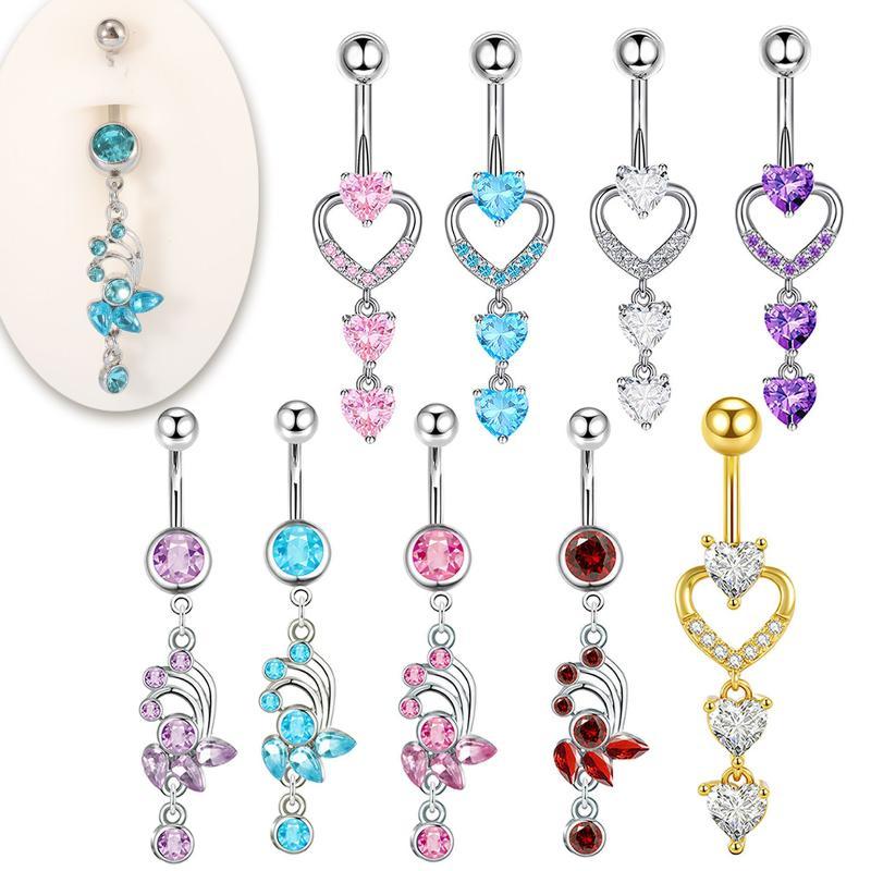 Body Jewelry Tunnels - 1 Stück 14G Edelstahl Bauchnabelpiercing mit