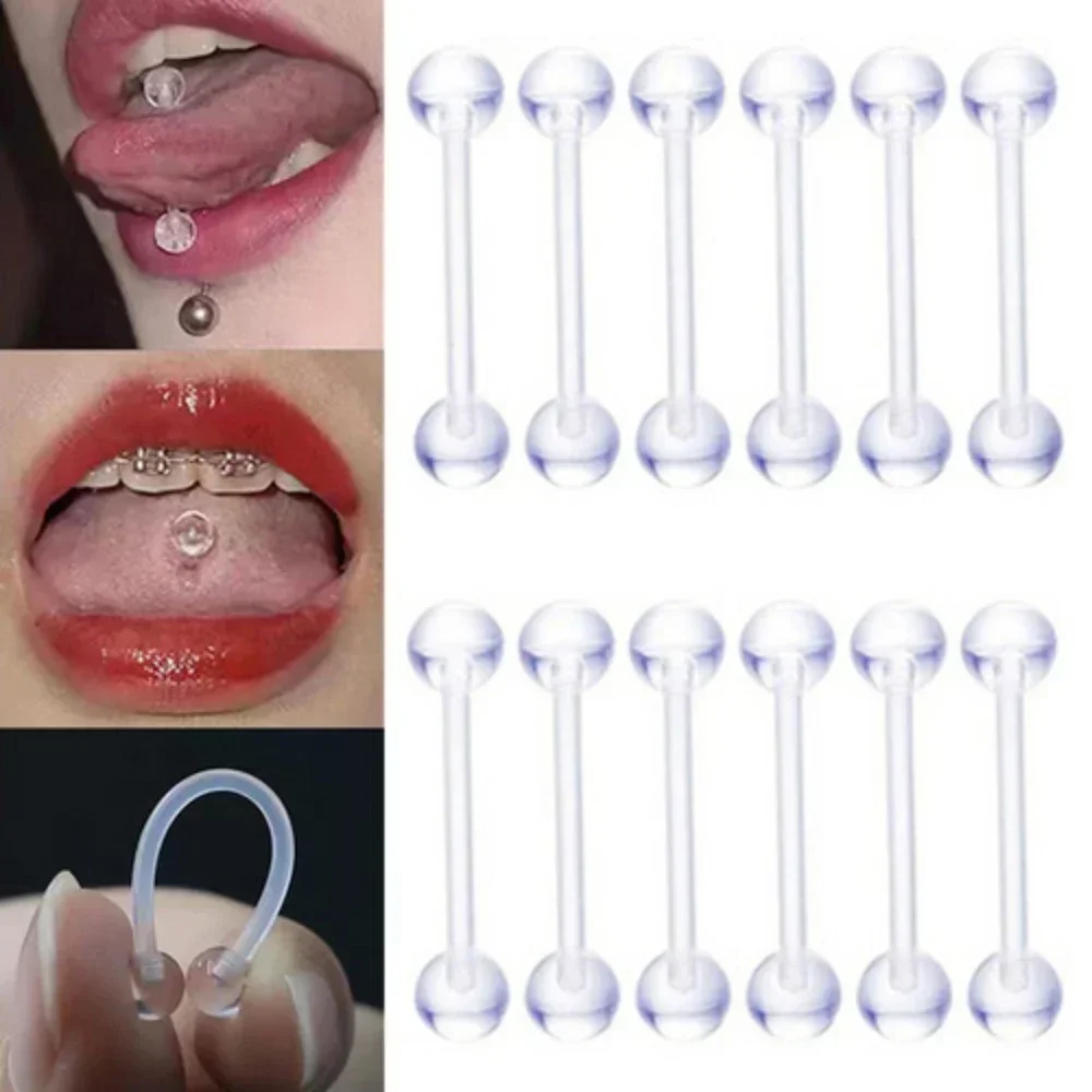 Body Jewelry Industrial - 5/10/20PCS Multi Bar Länge Acryl Barbell