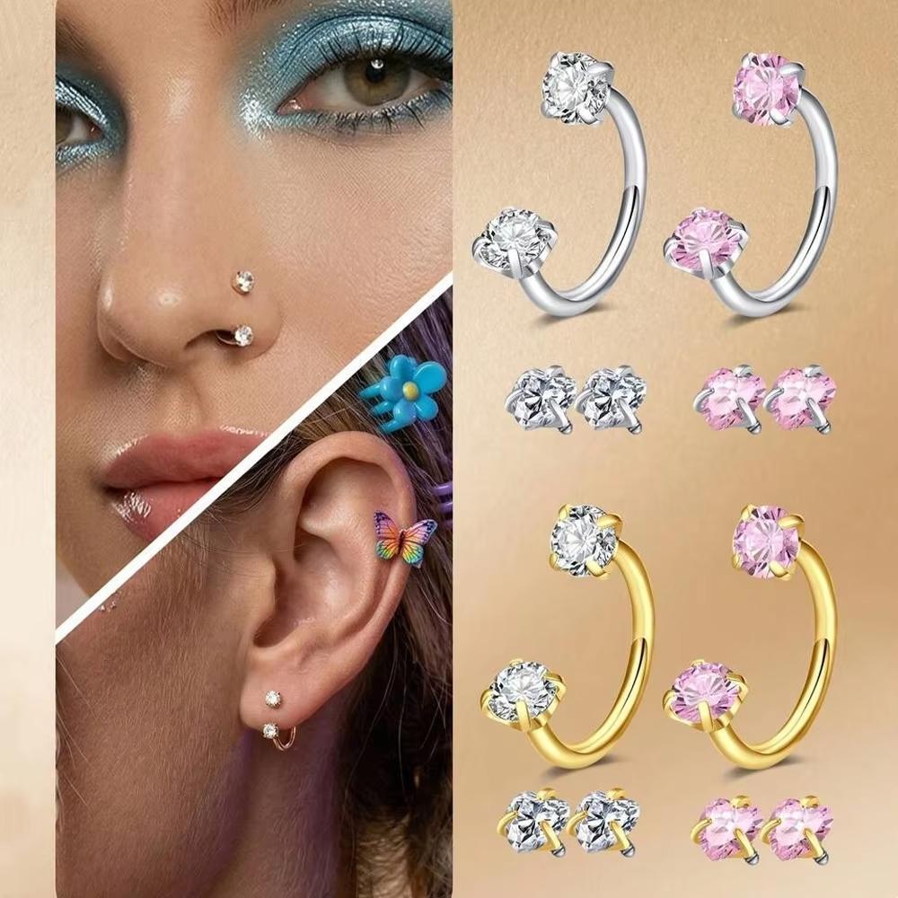 1 Stück 16G Edelstahl Hufeisen – Body Jewelry Nose Bewertung und Preis