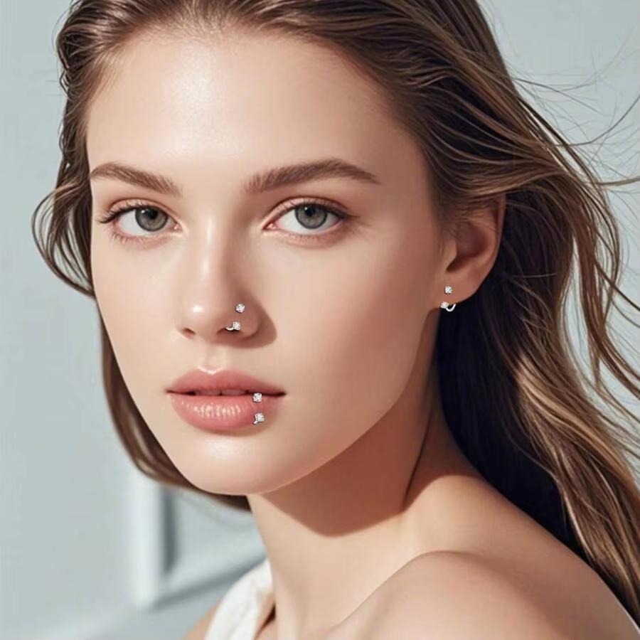 1 Stück 16G Edelstahl Hufeisen – Body Jewelry Nose Bewertung und Preis