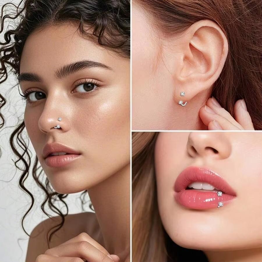 1 Stück 16G Edelstahl Hufeisen – Body Jewelry Nose Bewertung und Preis