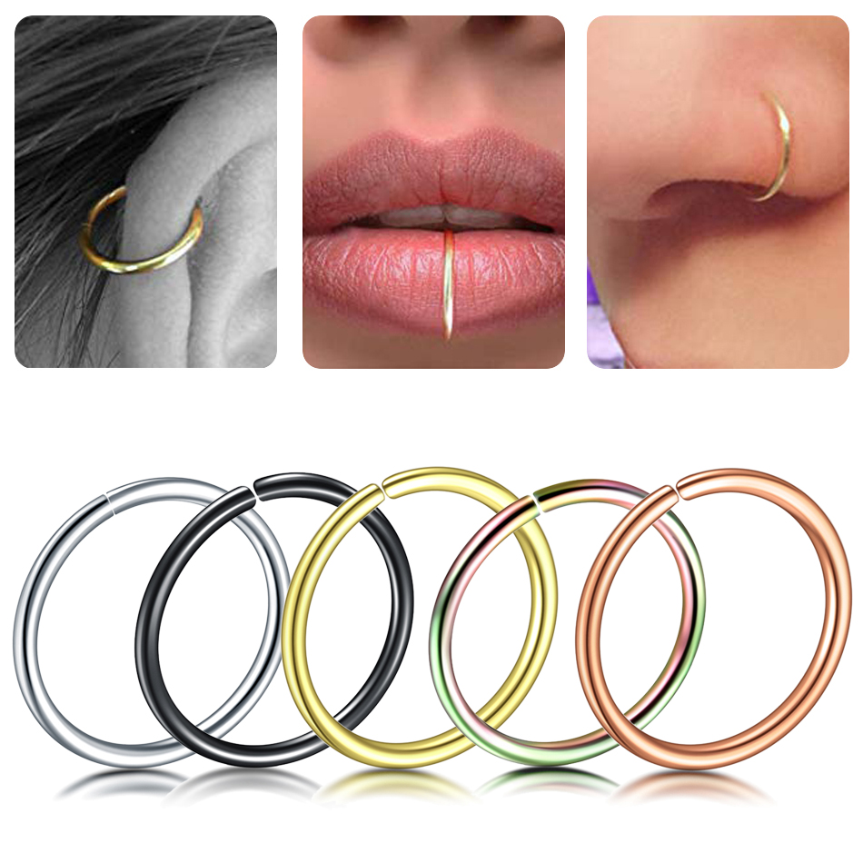 1 Teil/los Edelstahl Nasenring – Body Jewelry For Sale Bewertung und Preis