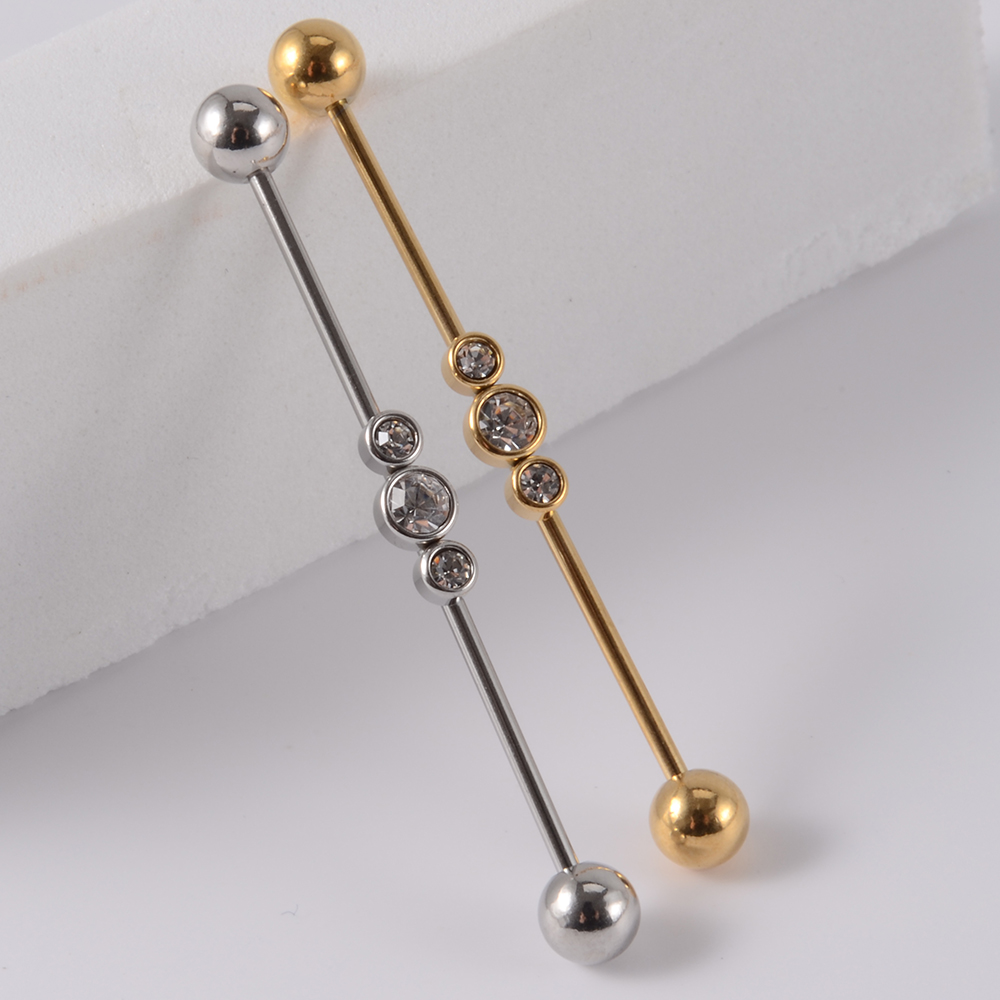 1PC Edelstahl Industrial Barbe – Body Jewelry Industrial Bewertung und Preis