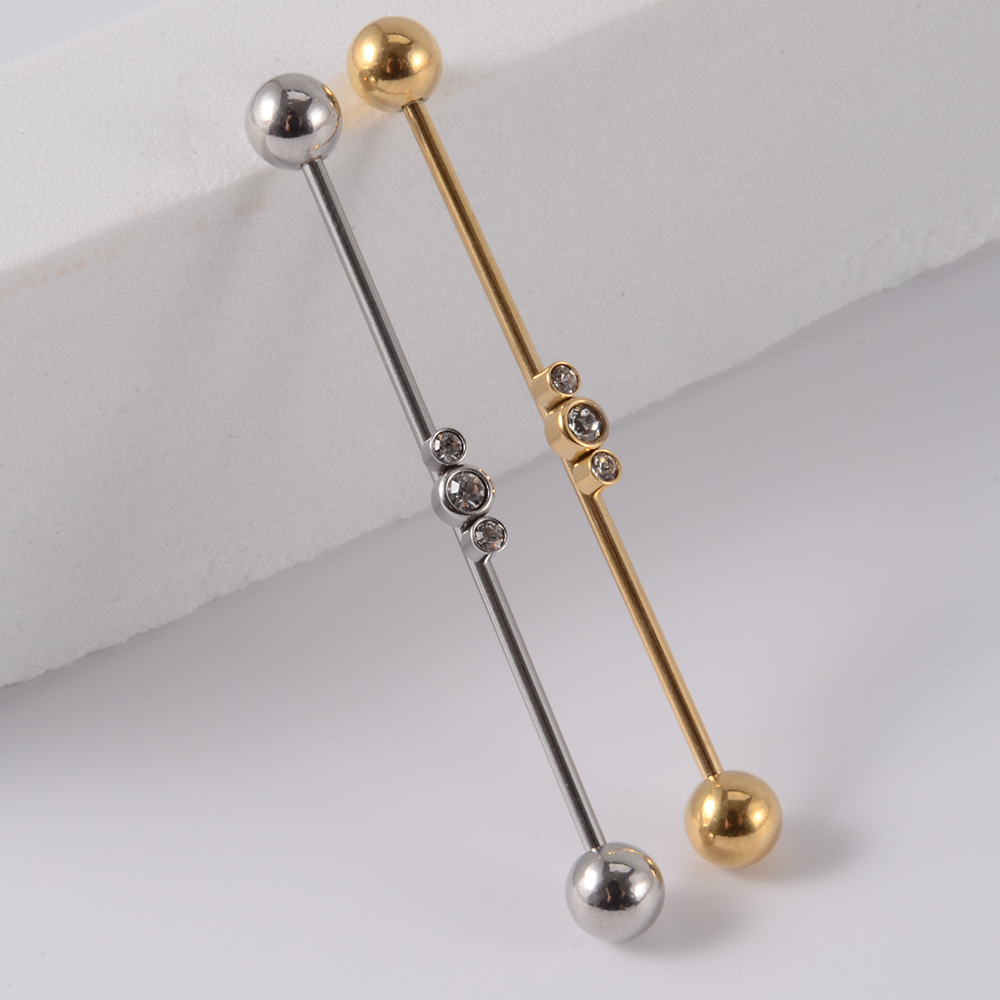 1PC Edelstahl Industrial Barbe – Body Jewelry Industrial Bewertung und Preis