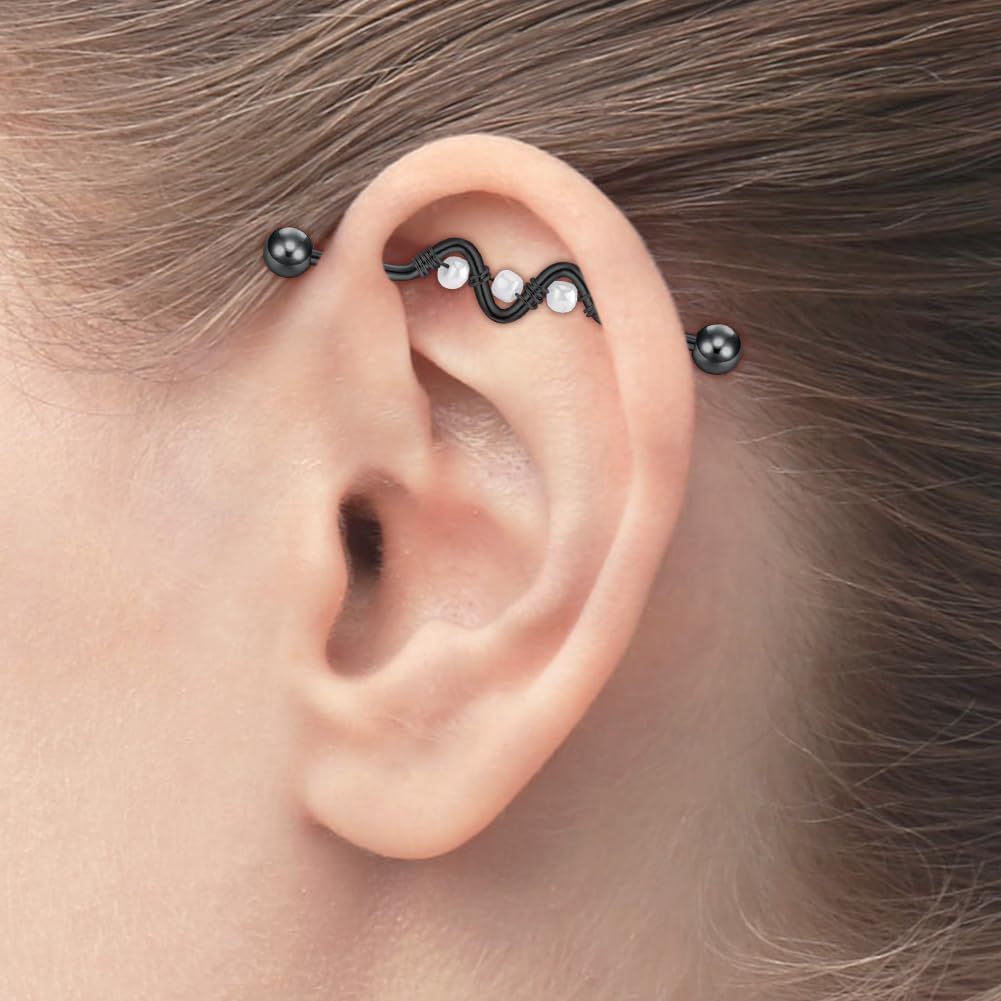 8pcs14G Edelstahl Industrial B – Body Jewelry Industrial Bewertung und Preis