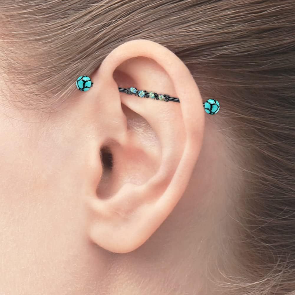 8pcs14G Edelstahl Industrial B – Body Jewelry Industrial Bewertung und Preis