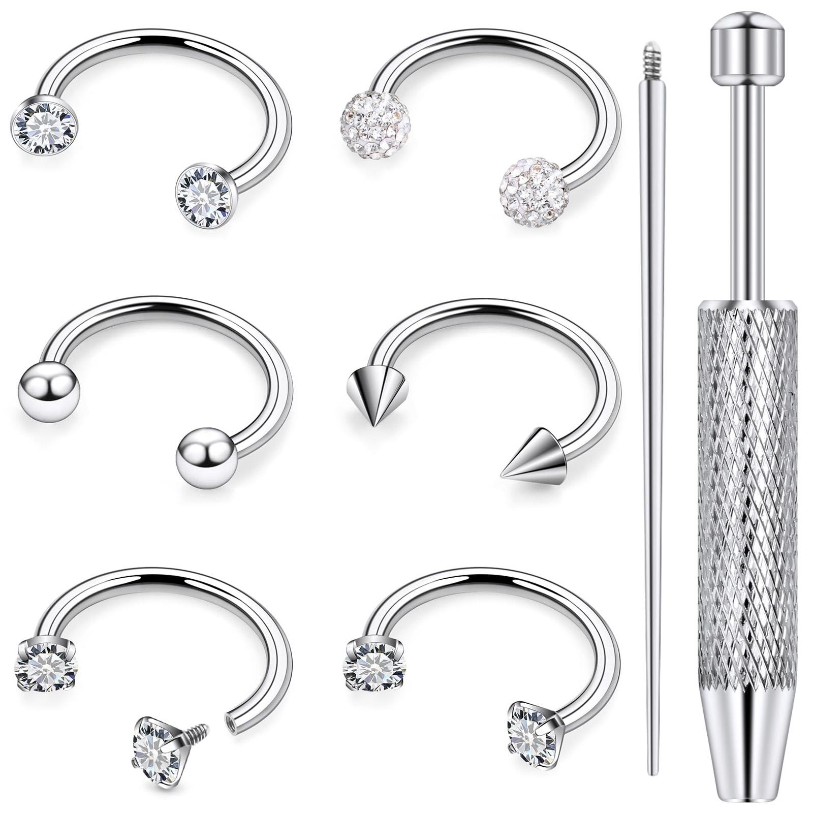8pcs 16G Pferdeschuhe Septum N – Body Jewelry Nose Bewertung und Preis