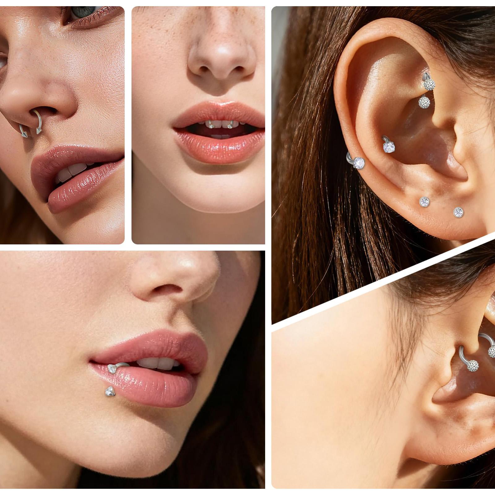 8pcs 16G Pferdeschuhe Septum N – Body Jewelry Nose Bewertung und Preis