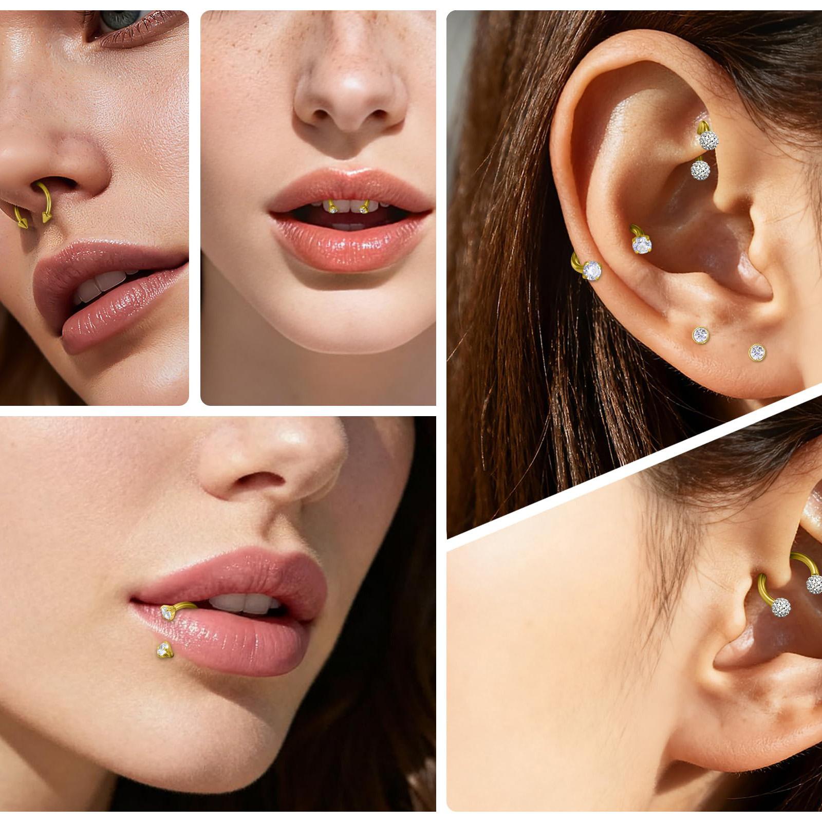 8pcs 16G Pferdeschuhe Septum N – Body Jewelry Nose Bewertung und Preis