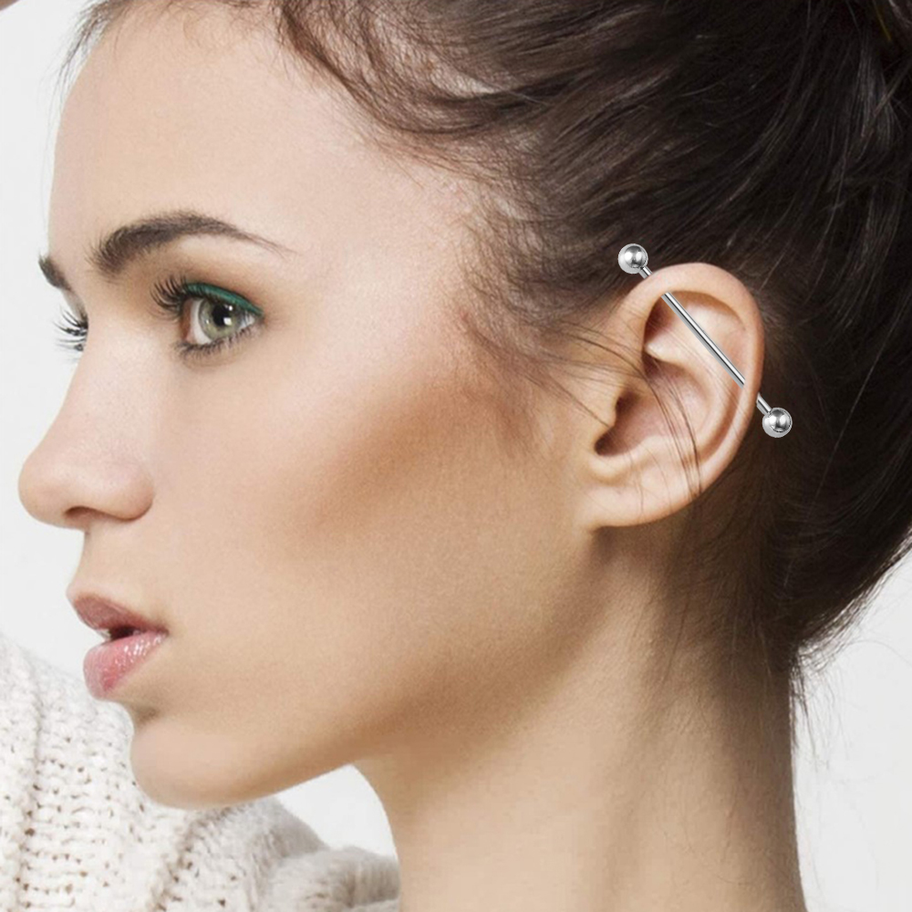 2 Stück g23 Titan Zunge Pierci – Body Jewelry Industrial Bewertung und Preis