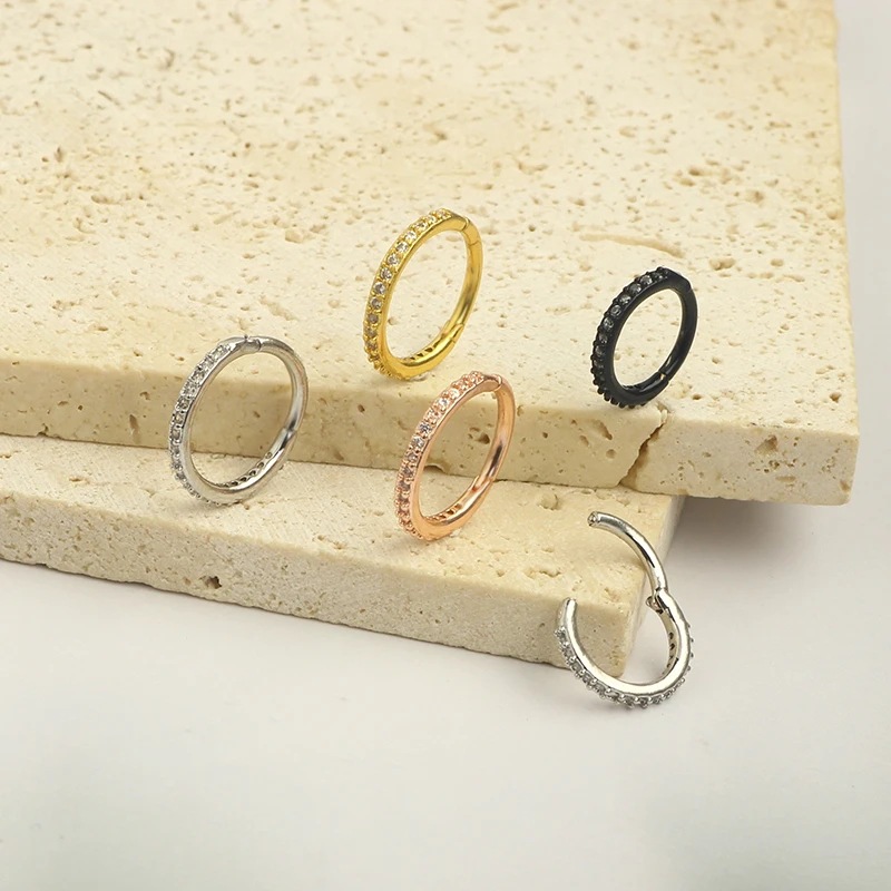 16G Klarer CZ Nasenring Hoop a – Body Jewelry Nose Bewertung und Preis
