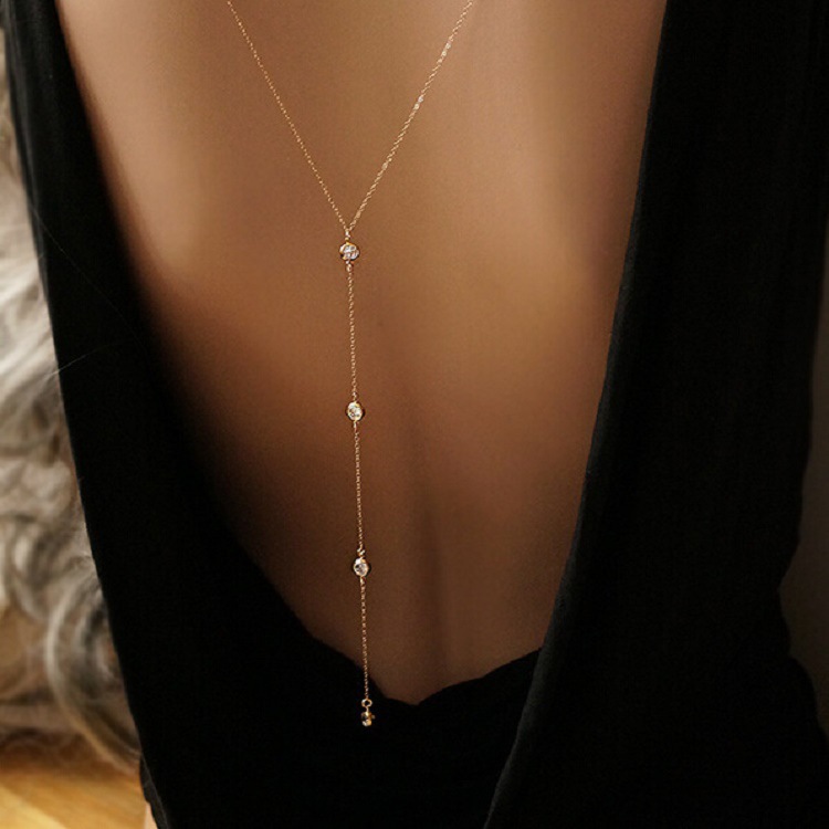 Neue Strass Sexy frauen Zurück – Body Jewelry Back Bewertung und Preis