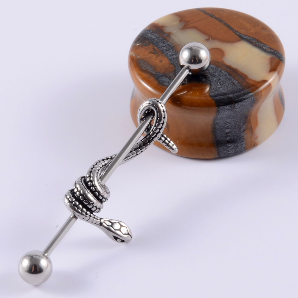 1Pcs Chirurgenstahl Schlange I – Body Jewelry Industrial Bewertung und Preis