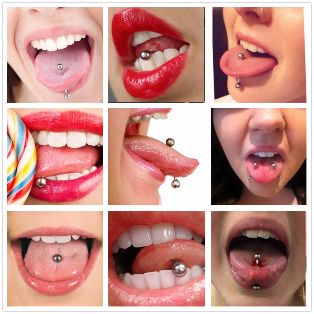 1/5PCS Titan Außengewinde Zung – Body Jewelry Industrial Bewertung und Preis