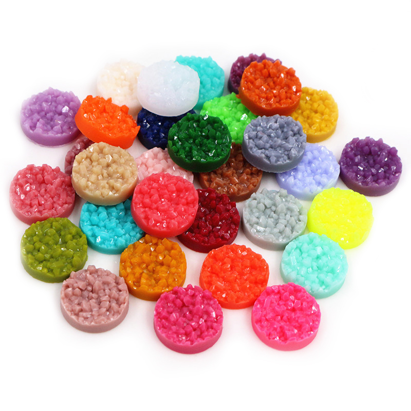 40 Stück Harz Druzy Cabochons  – Body Jewelry Top Bewertung und Preis