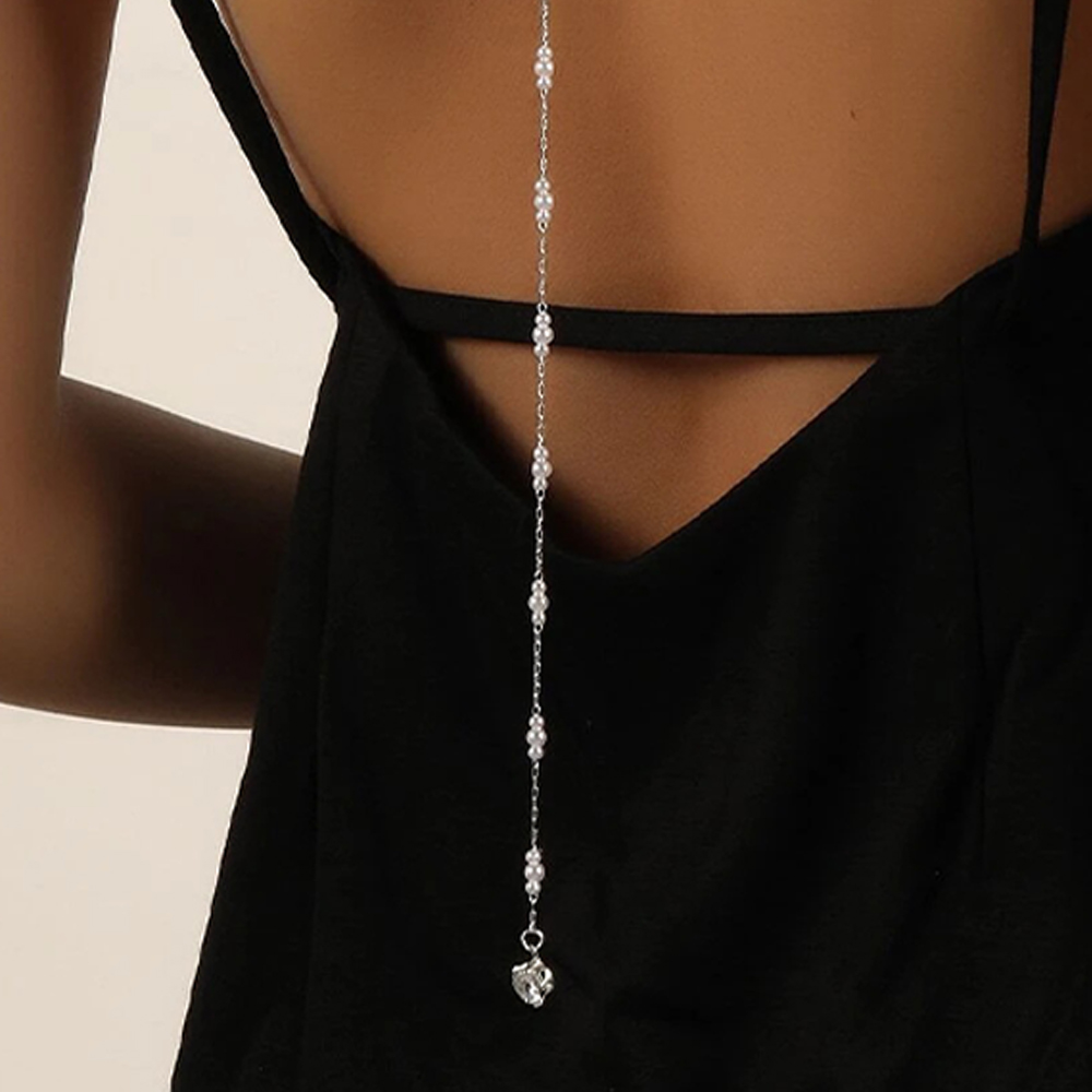Luxus Braut runde Strass Perle – Body Jewelry Back Bewertung und Preis