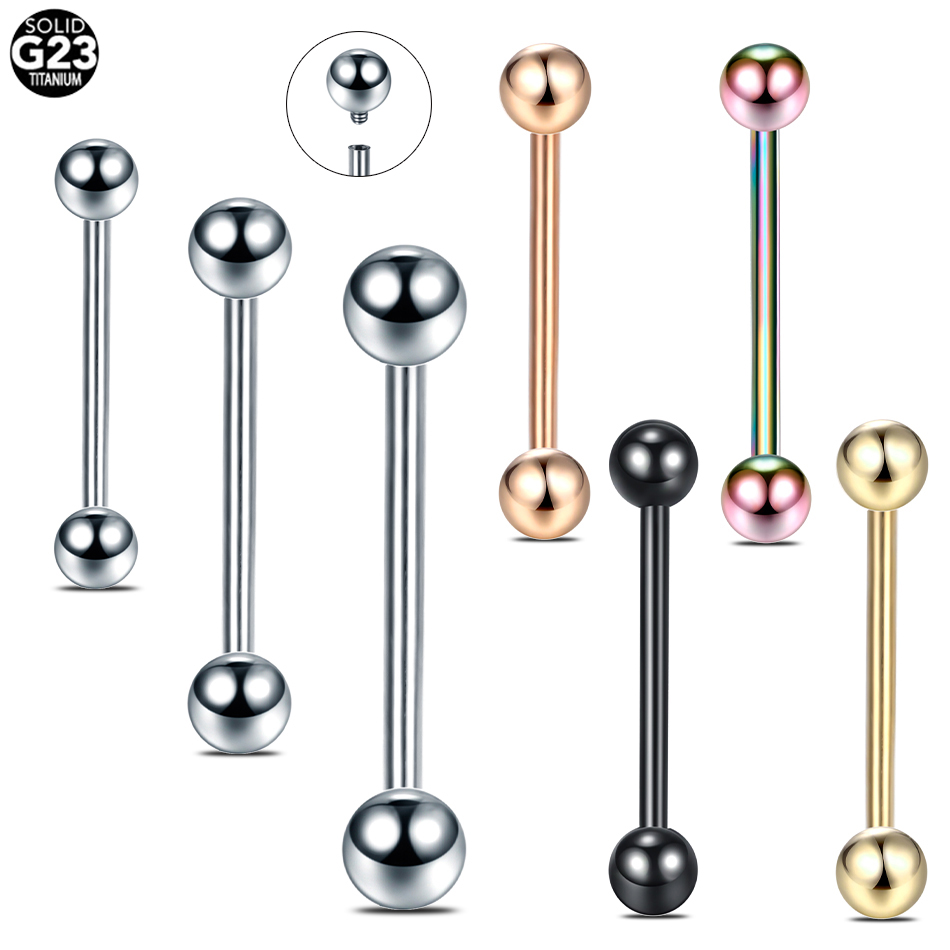 10 Teile/los G23 Titan Zunge P – Body Jewelry Industrial Bewertung und Preis