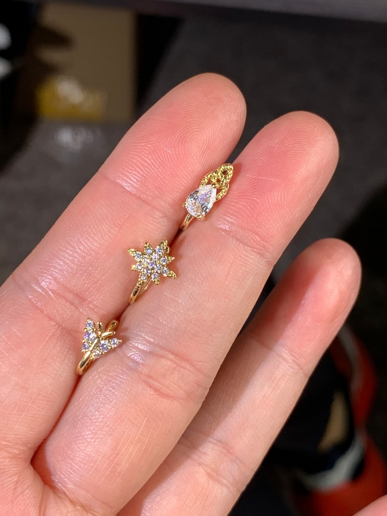 3-teiliges modisches und elega – Body Jewelry Nose Bewertung und Preis