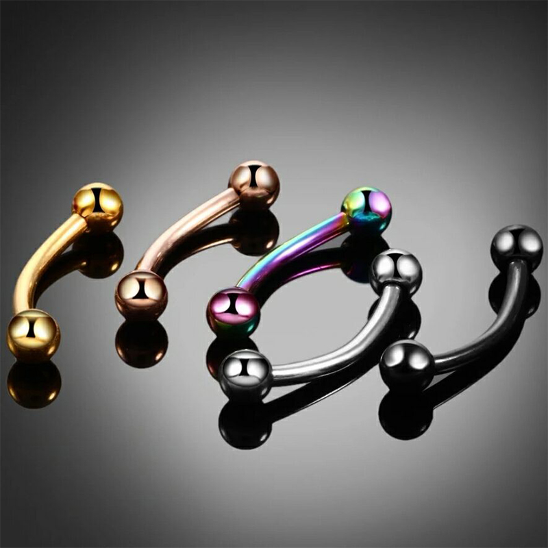 20 teil/satz Stahl Augenbrauen – Eyebrow Curved Barbell Bewertung und Preis