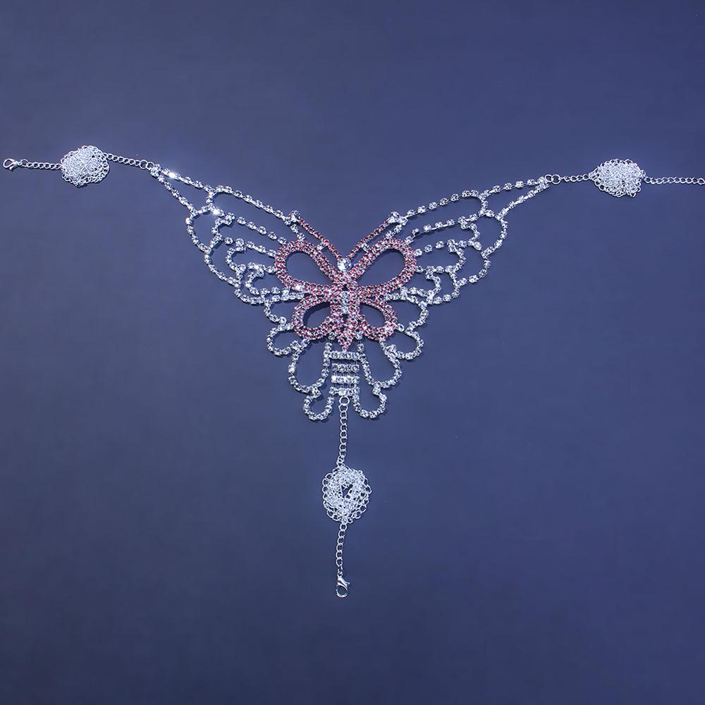 Sexy Schmetterling Strass Kett – Body Jewelry For Sale Bewertung und Preis