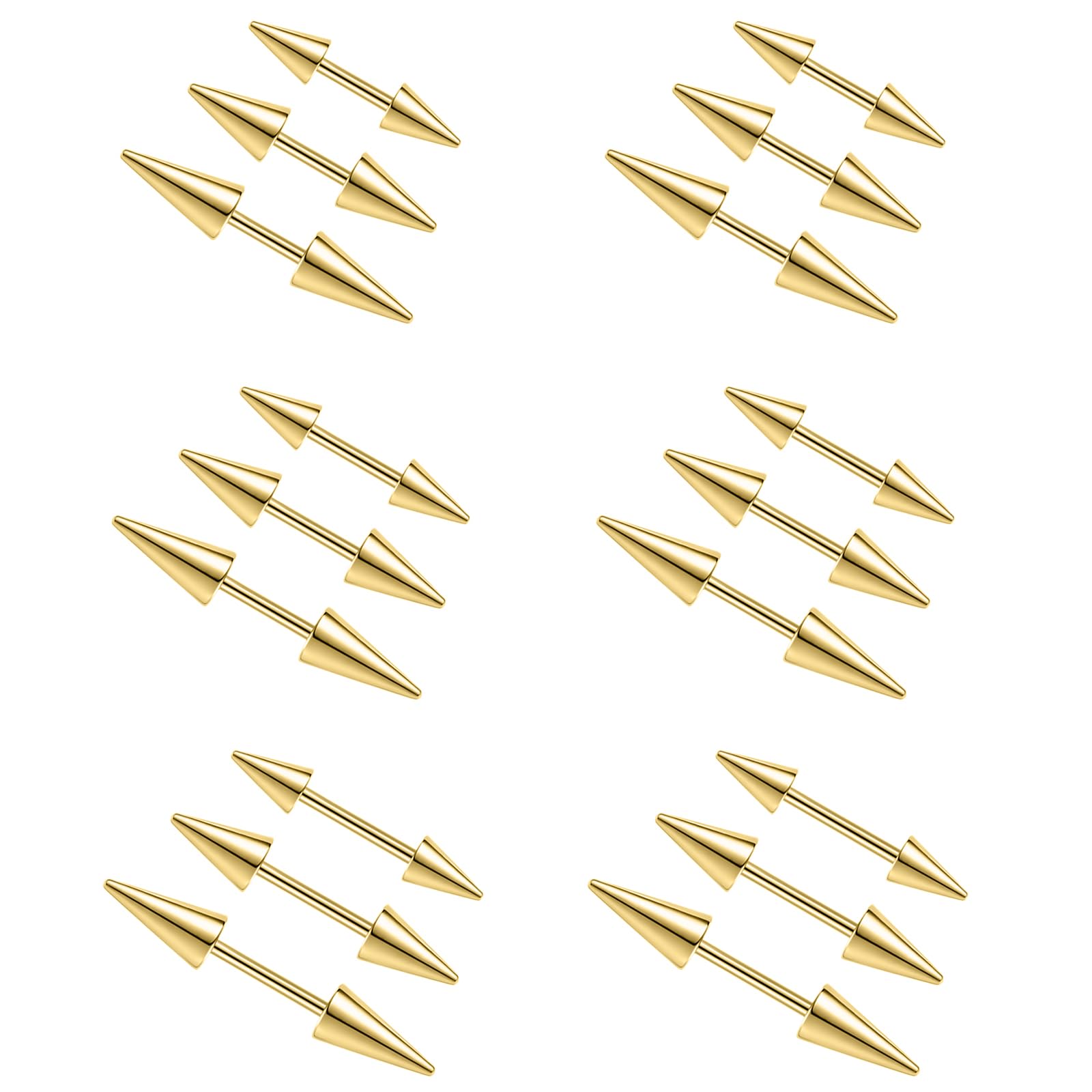 2Pcs 16G Spike Augenbraue Pier – Eyebrow Curved Barbell Bewertung und Preis
