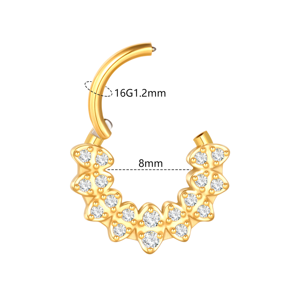 1 Stück 316L Edelstahl Klappba – Body Jewelry Nose Bewertung und Preis