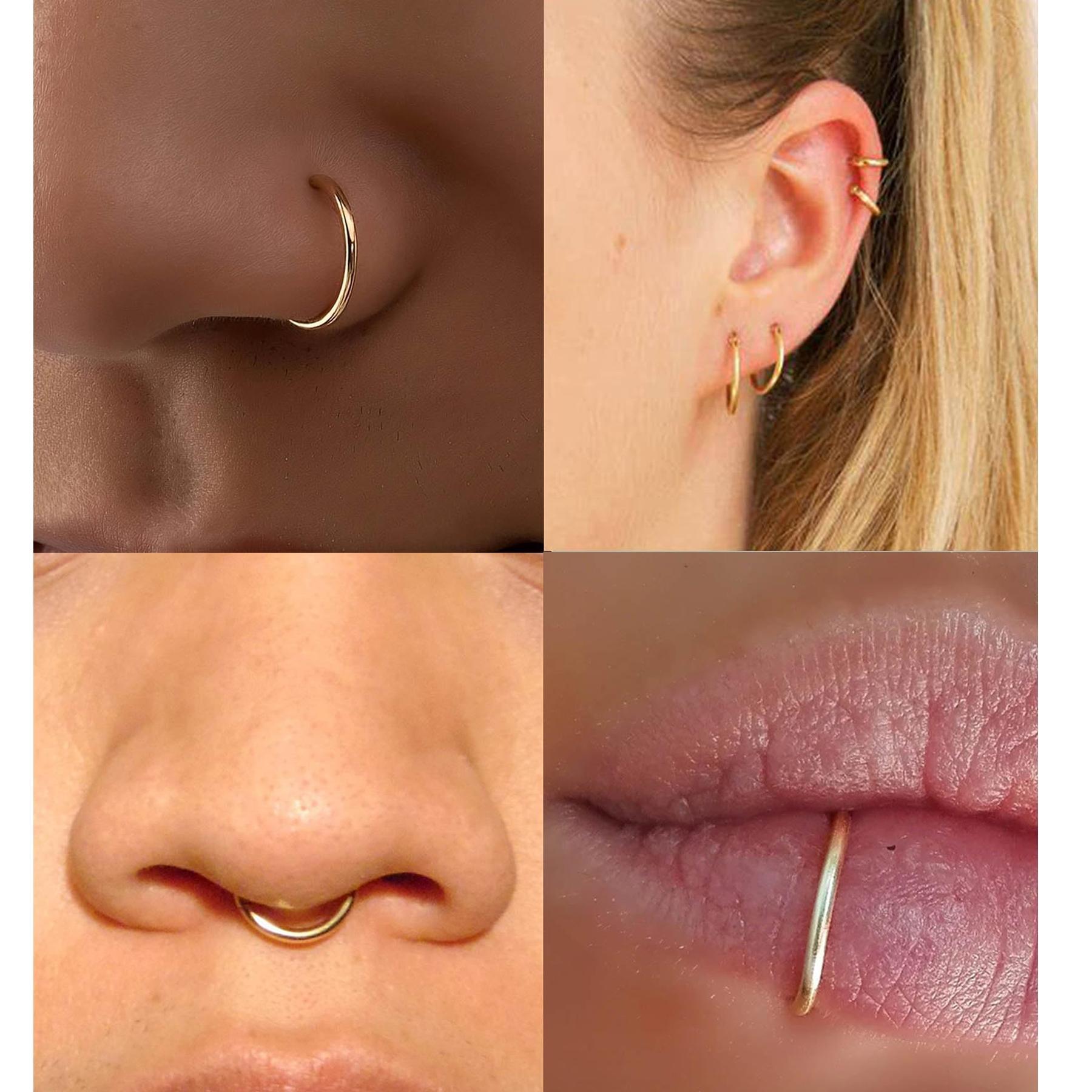 1/9 Stück Edelstahl Fake Septu – Body Jewelry Nose Bewertung und Preis