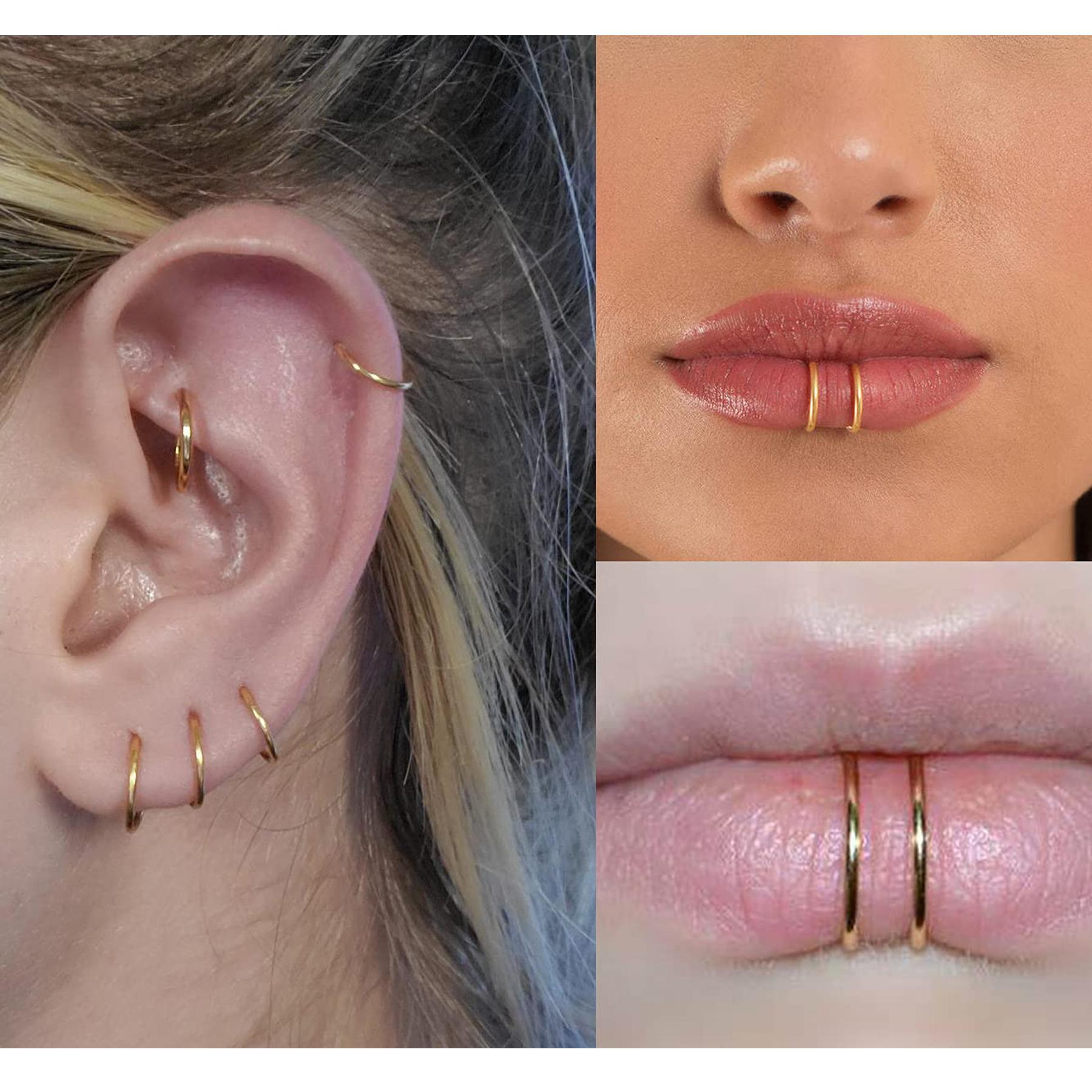 1/9 Stück Edelstahl Fake Septu – Body Jewelry Nose Bewertung und Preis