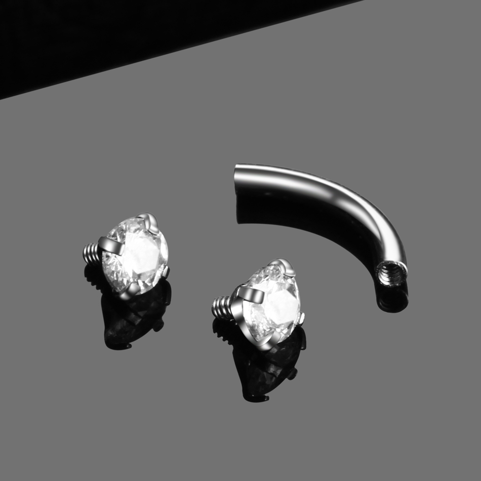 1PC Stahl gebogen Barbell Pier – Eyebrow Curved Barbell Bewertung und Preis