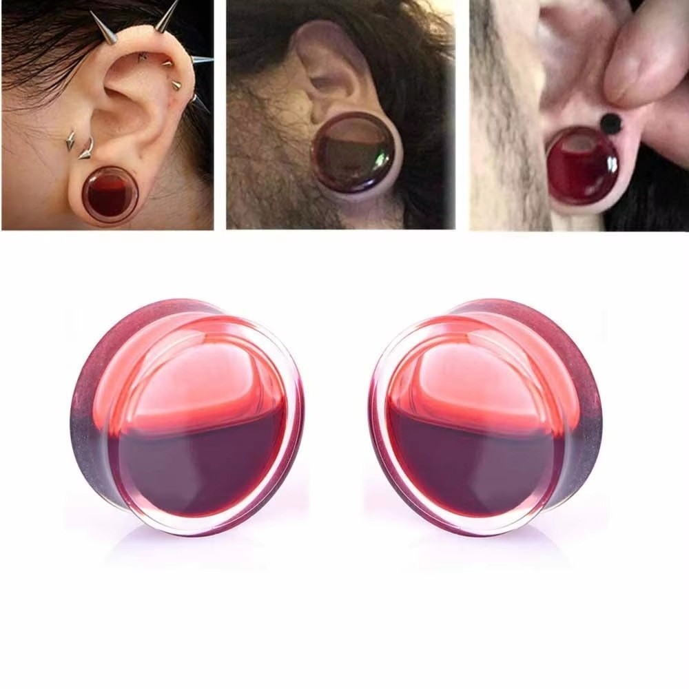 Doppelsattel-Ohrstecker, mit F – Body Jewelry Tunnels Bewertung und Preis