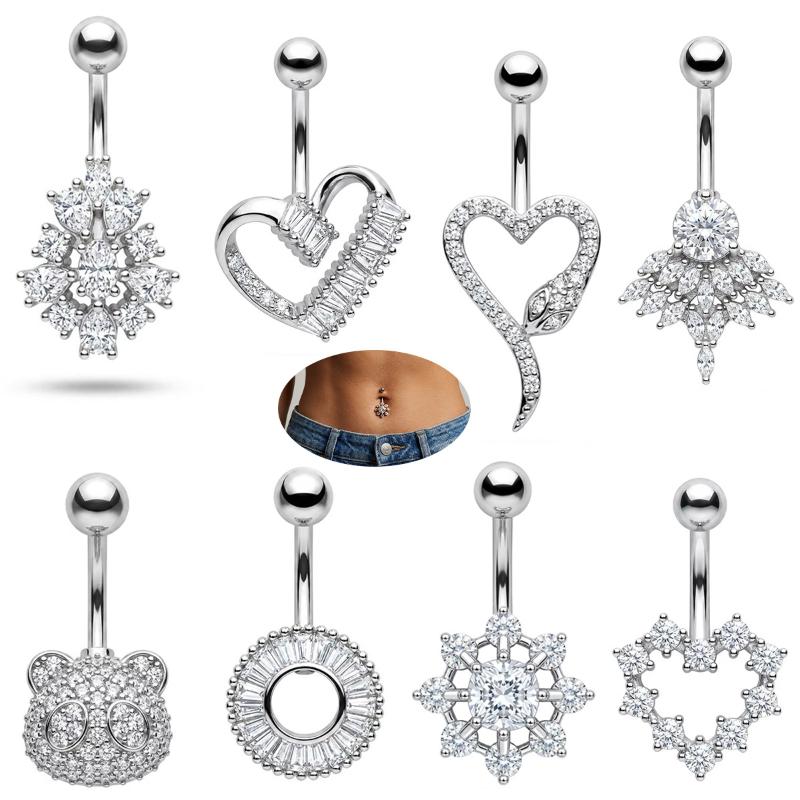 Schmetterlings-Blumen-Bauchnab – Body Jewelry Tunnels Bewertung und Preis