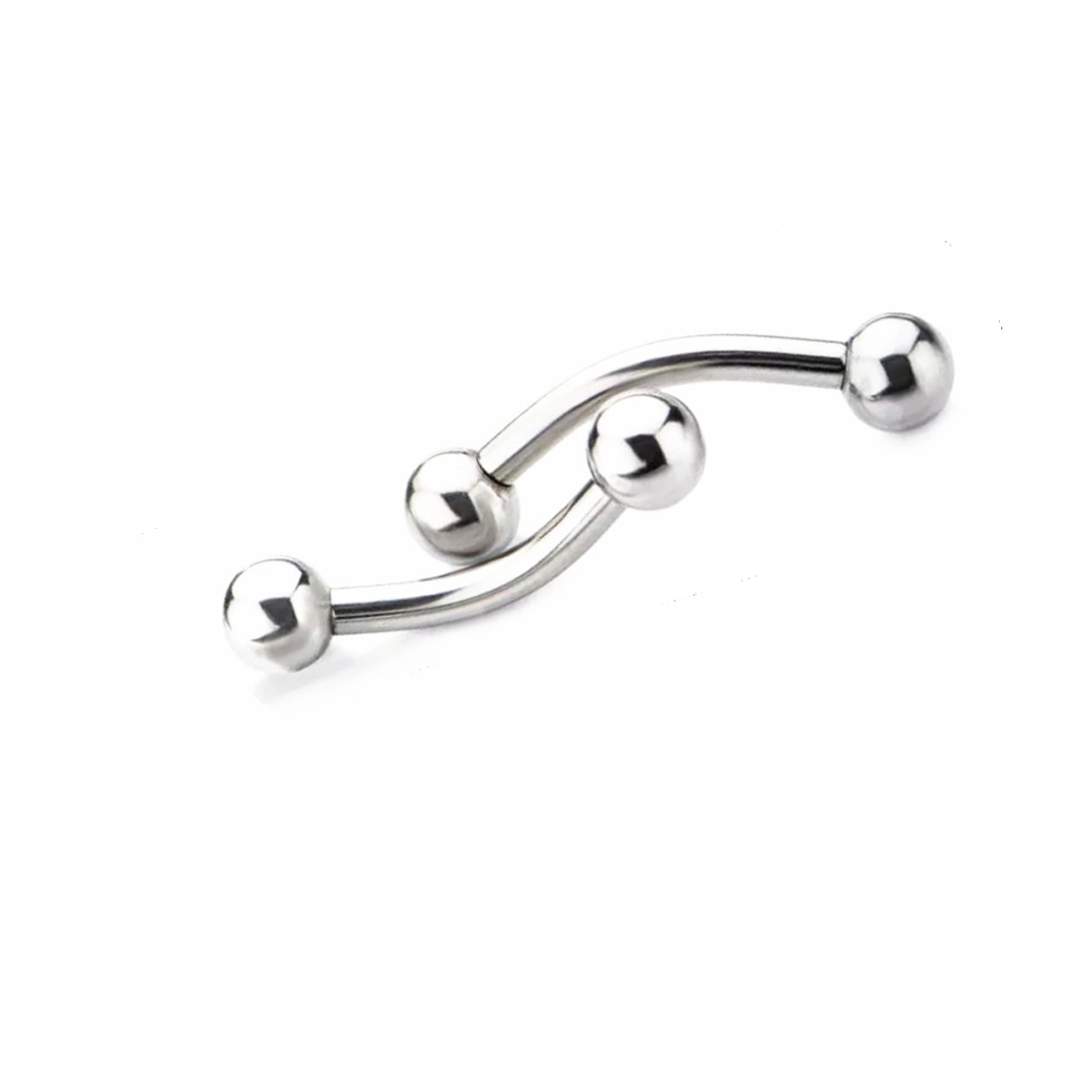 10 Stück ASTM F136 Titan 14G 1 – Eyebrow Curved Barbell Bewertung und Preis