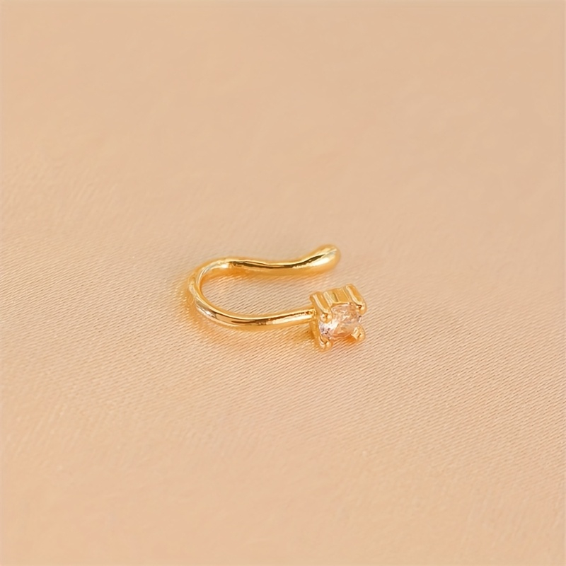 1-teiliger runder Zirkon-Nasen – Body Jewelry Nose Bewertung und Preis