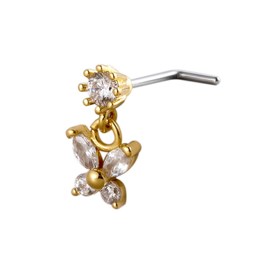 Edelstahl Nasenpiercings mit K – Body Jewelry Nose Bewertung und Preis