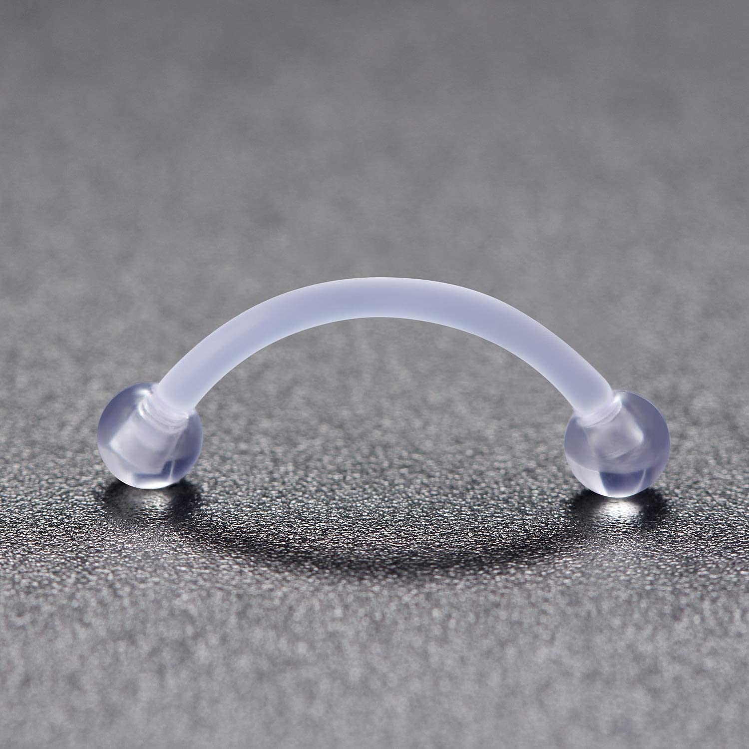 16G klares Acryl Bioflex Edels – Eyebrow Curved Barbell Bewertung und Preis