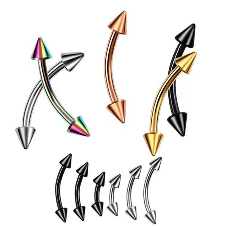 2-teiliger Augenbrauenpiercing – Eyebrow Curved Barbell Bewertung und Preis