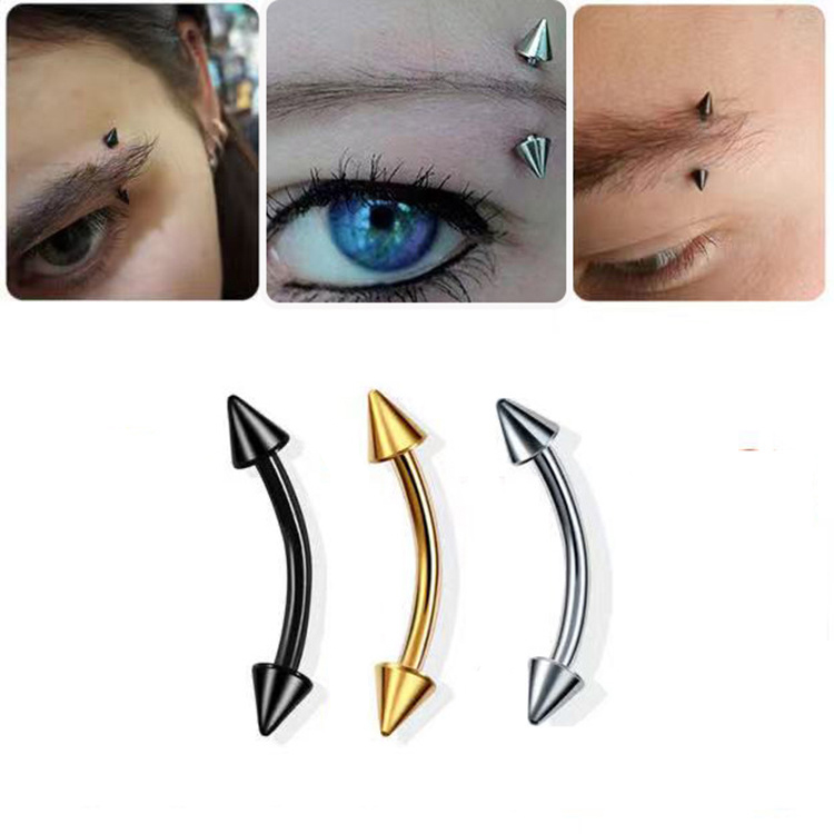 2-teiliger Augenbrauenpiercing – Eyebrow Curved Barbell Bewertung und Preis