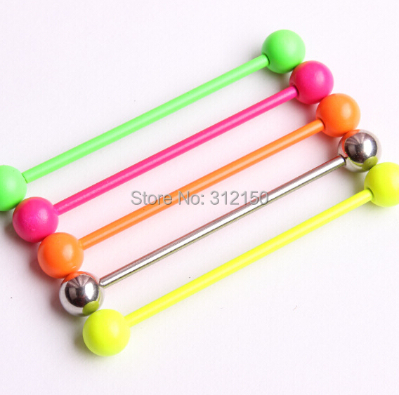 2 Stück 14G 1,6 mm Zungenring  – Body Jewelry Industrial Bewertung und Preis