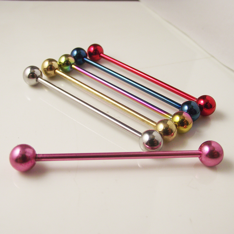 2 Stück 14G 1,6 mm Zungenring  – Body Jewelry Industrial Bewertung und Preis