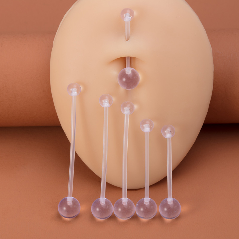 6 stücke Flexible Nabel Pierci – Body Jewelry Industrial Bewertung und Preis