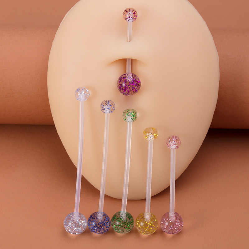 6 stücke Flexible Nabel Pierci – Body Jewelry Industrial Bewertung und Preis