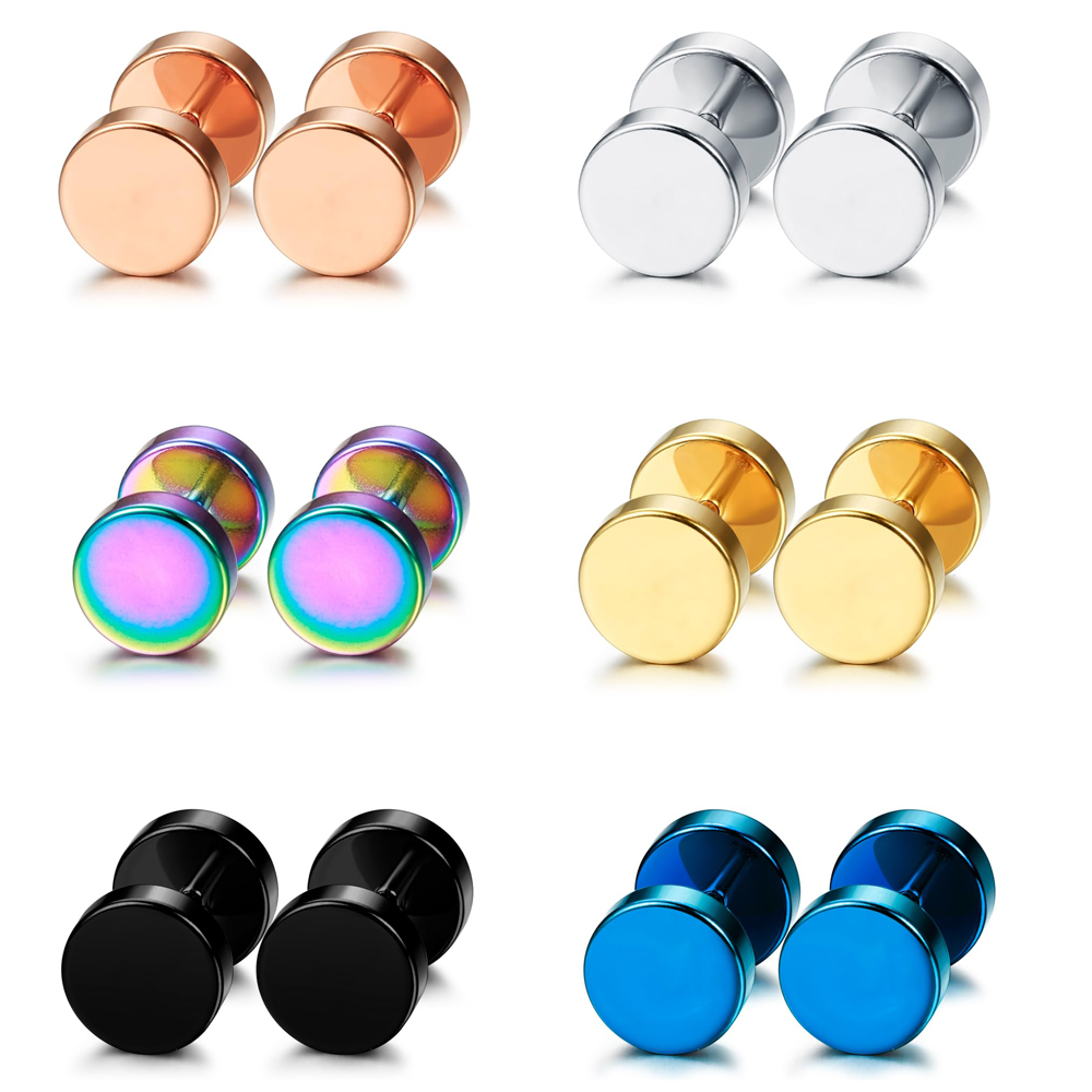1 Paar/6 Paar Edelstahl Ohr st – Body Jewelry Tunnels Bewertung und Preis