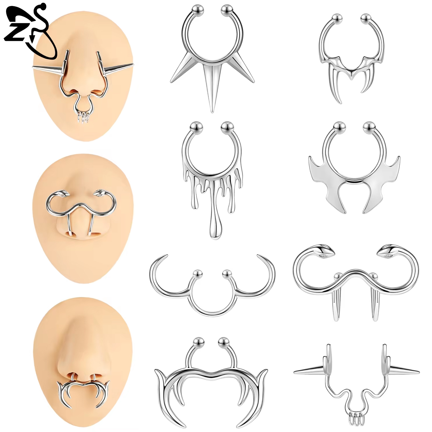 ZS 1-teiliger Punk-Stil, gefäl – Body Jewelry Tunnels Bewertung und Preis