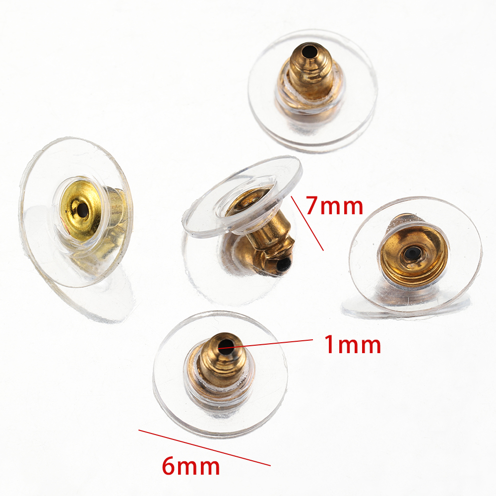 100 Stück 6 mm Silikon-Ohrring – Body Jewelry Top Bewertung und Preis
