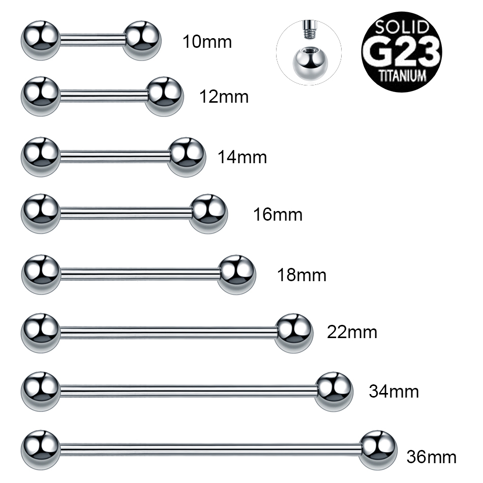 1PC 14G 16G Titan Industrial H – Body Jewelry Industrial Bewertung und Preis