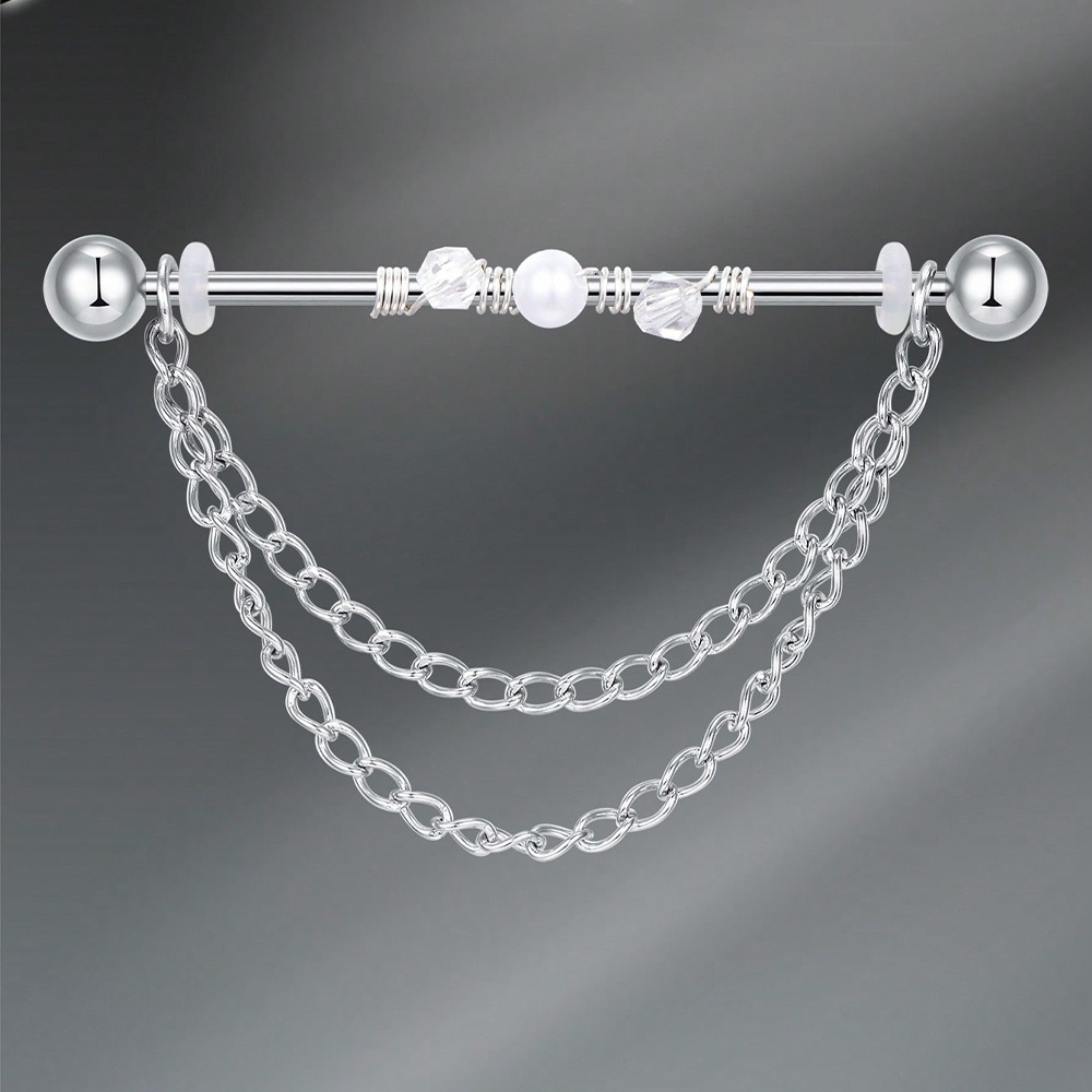 14G Industrieller Barbell-Knor – Body Jewelry Industrial Bewertung und Preis