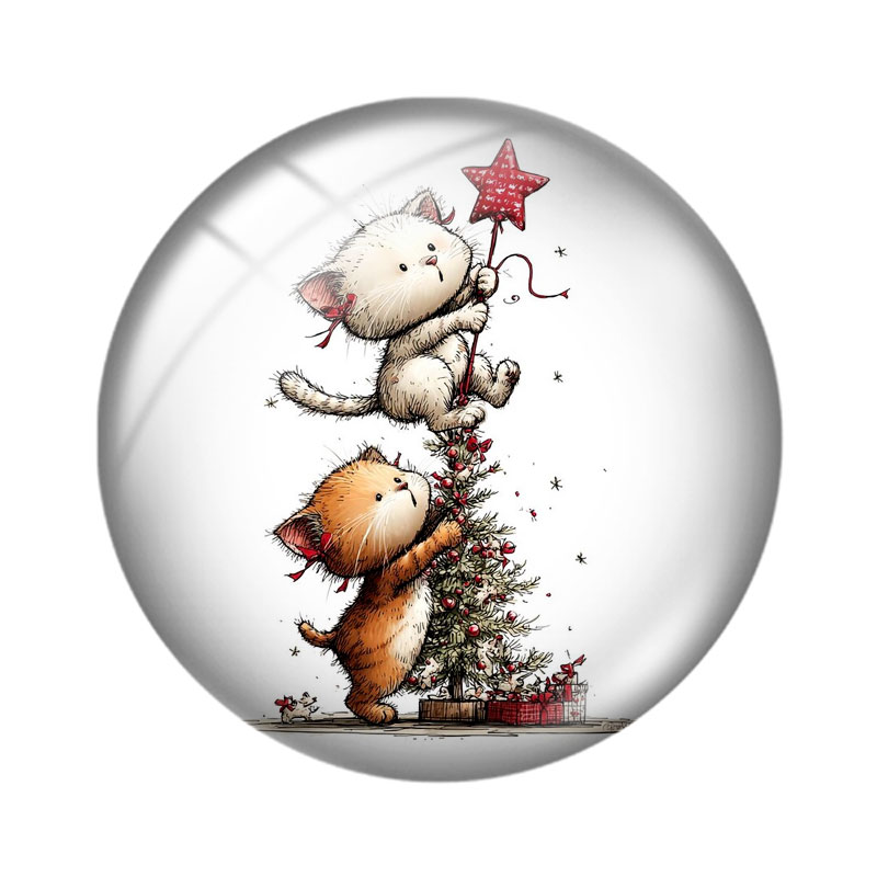 Weihnachts-Aquarell-Katze 12/1 – Body Jewelry Top Bewertung und Preis