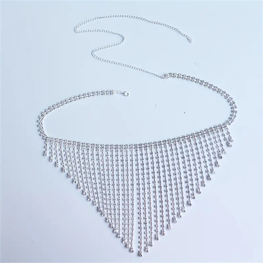 Gold Silber Quaste Taille Kett – Body Jewelry For Sale Bewertung und Preis